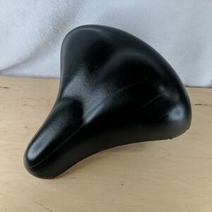 Wide Comfort Bike Seat Saddle Plush Comfortable‎ Bicycle Seat Velo Mf Black